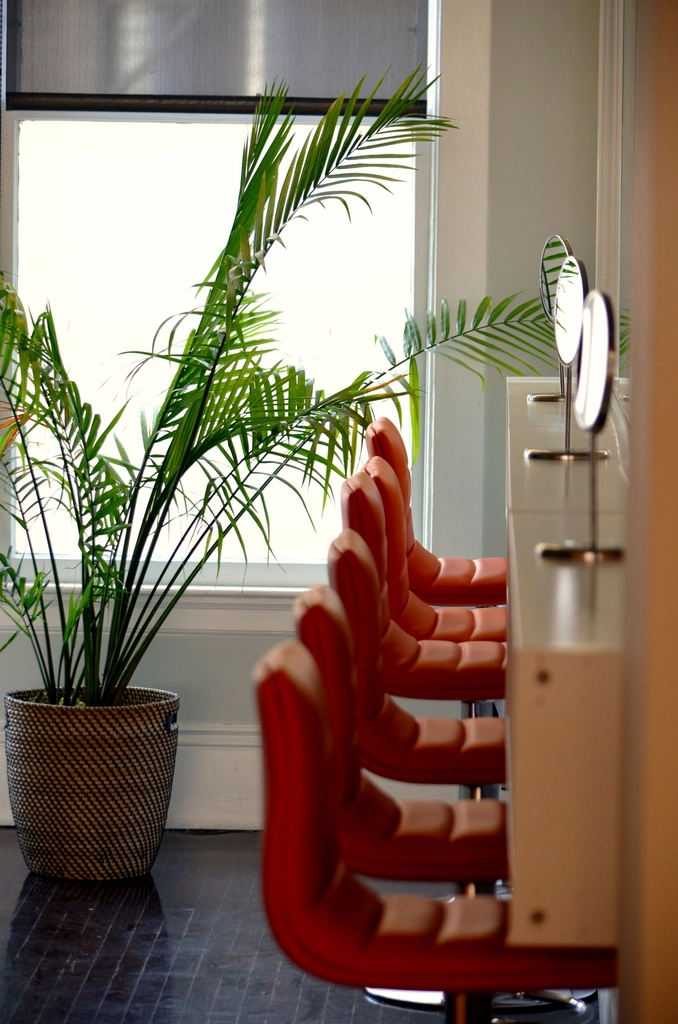Modern salon interior representing clinic and salon website design in Dubai